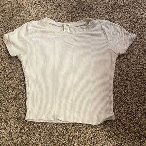 Bozzolo crop white tee, size medium